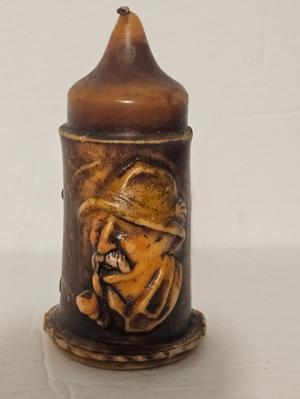 Vintage Novalum Candles From Vienna Austria Man and Flower